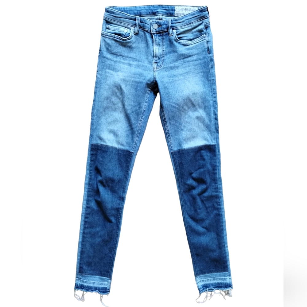 ALL SAINTS MAST FIT 2 Tone Skinny Jeans